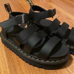 Platform doc martens sandals